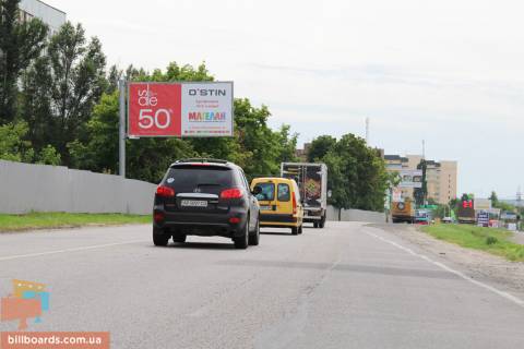 Билборд B в Запорожье Архитекторов ул., 20, в город фото 1