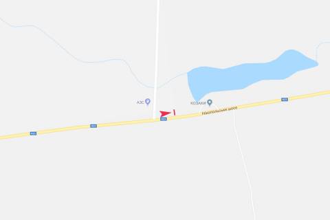 Білборд, Бігборд (Борд)  B у Томаківці, 3х6  Томаківка в'їзд з запорожья схема