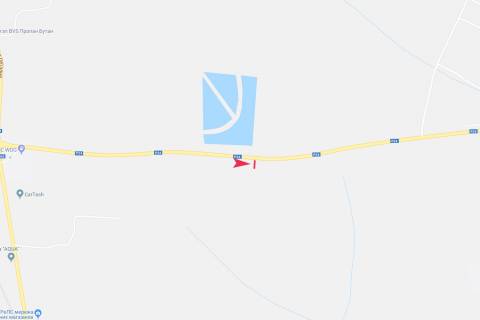 Билборд A в Борщеві, 3х6  с Мушкатовки схема