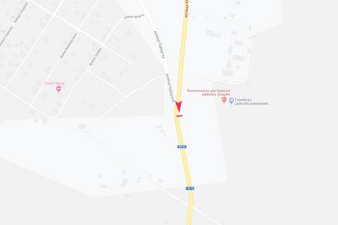 Білборд, Бігборд (Борд)   у Хмільнику виїзд з міста схема