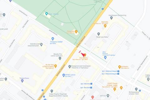 Ситилайт B в Харькове, 1,24х1,84  Весніна вул. - Сумська вул., 126 схема