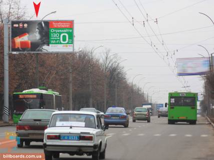 Билборд B в Запорожье Героев Сталинграда пр-т,160, в центр фото 1