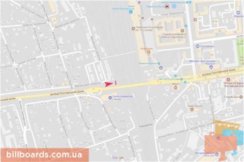 Скроллер B в Запорожье Полтавский шлях ул. - Верховский пер., в центр - 166019 схема