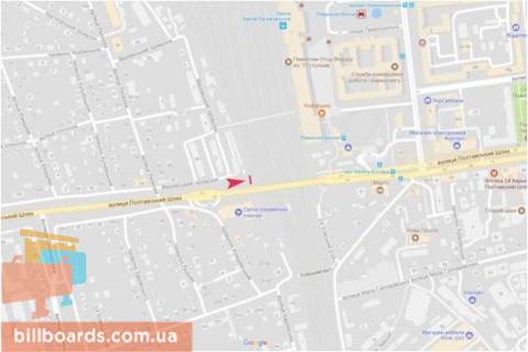 Скроллер B в Запорожье Полтавский шлях ул. - Верховский пер., в центр - 166017 схема