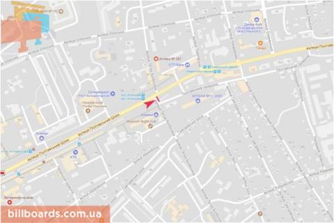 Scrolller, Scroll A in Zaporizhzhya Poltavskij slah st. - Petra Bolbocana st., v centr (Levyj) - 166035 scheme