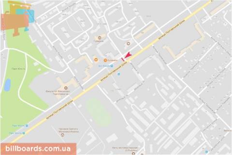 Скроллер A в Запорожье Полтавский шлях ул., 190, из центра - 166058 схема