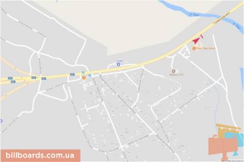 Билборд A в Запорожье Полтавский шлях ул., 207-а, в центр схема