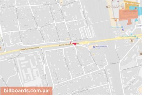 Призма A в Запорожье Полтавский шлях ул., 88 - Рылеева ул., из центра ( VIP ) - 166030 схема