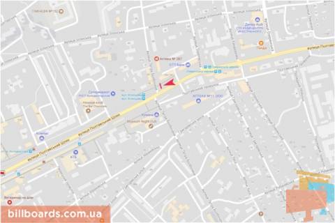 Призматрон, Призма A у Запоріжжі Полтавский шлях ул., 130/132 - Петра Болбочана ул., из центра ( VIP ) - 166039 схема