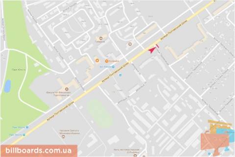 Призма A в Запорожье Полтавский шлях ул. - Победителей ул., в центр - 166056 схема
