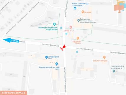Prismatron, Prism B in Zaporizhzhya Ubilejnyj pr-t - Gvardejcev Sironincev st., 15/46, v centr (VIP) - 166134 scheme