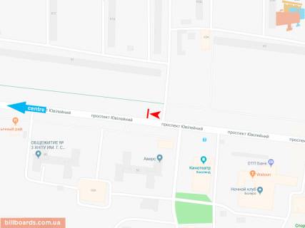 Призматрон, Призма A у Запоріжжі Юбилейный пр-т, 51 (2), в центр (VIP) (Киноленд) - 166145 схема