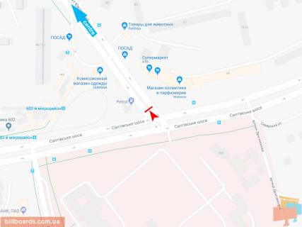 Призма A в Запорожье Юбилейный пр-т - Салтовское Шоссе, в центр - 166175 схема
