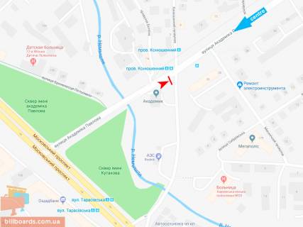 Призма A в Запорожье Івана Сошенка (Академіка Павлова) ул., 20-Б, из центра (VIP) (пер.Конюшенный) - 165456 схема