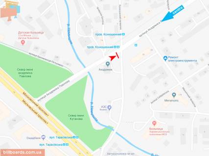 Призма A в Запорожье Івана Сошенка (Академіка Павлова) ул., 20-Б, из центра (VIP) (пер.Конюшенный) - 165458 схема