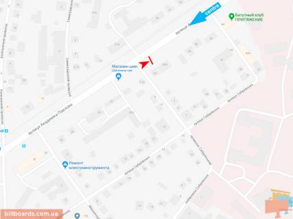 Призма A в Запорожье Івана Сошенка (Академіка Павлова) ул., 36, из центра (15-я больница) - 165469 схема