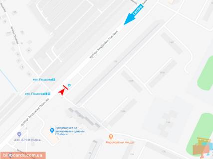 Призма A в Запорожье Івана Сошенка (Академіка Павлова) ул., 132 (1), из центра (ост. Пешкова) - 165545 схема