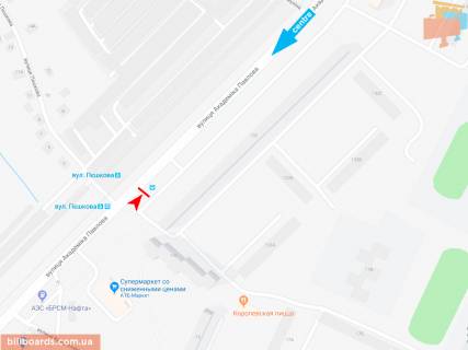Призма A в Запорожье Івана Сошенка (Академіка Павлова) ул., 132 (1), из центра (ост. Пешкова) - 165544 схема