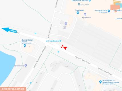 Призма A в Запорожье Героев Труда ул., 7 (1), в центр (VIP) (Караван) - 165619 схема