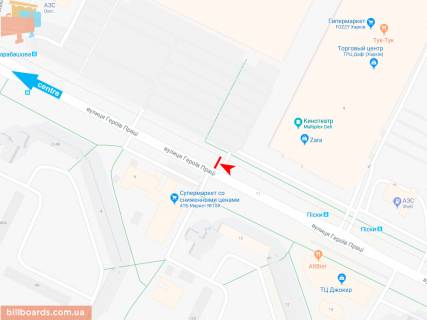 Призма A в Запорожье Героев Труда ул., 7 (3), в центр (VIP) (Караван) - 165625 схема