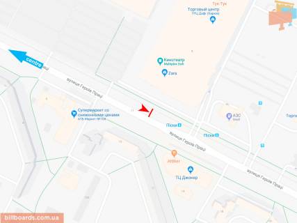 Призма B в Запорожье Героев Труда ул., 9, из центра (VIP) (Дафи) - 165629 схема