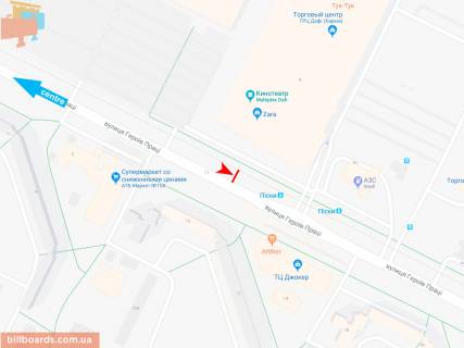 Призма B в Запорожье Героев Труда ул., 9, из центра (VIP) (Дафи) - 165631 схема
