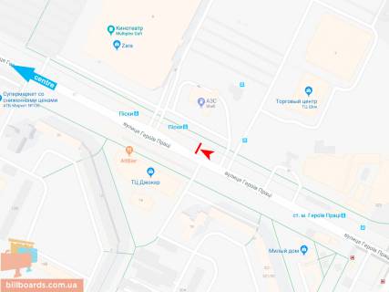 Призма A в Запорожье Героев Труда ул., 9-Б, в центр (VIP) (Дафи) - 165634 схема