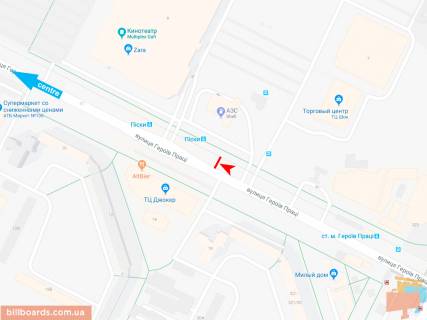 Призма A в Запорожье Героев Труда ул., 9-Б, в центр (VIP) (Дафи) - 165632 схема