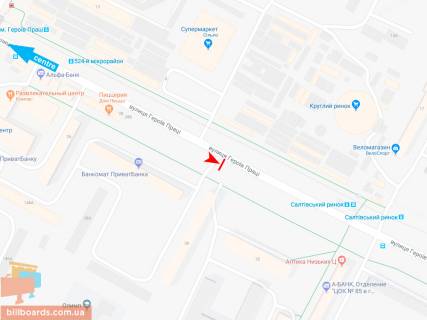 Prismatron, Prism A in Zaporizhzhya Geroev Truda st., 30, iz centra (Kruglyj rynok) - 165649 scheme