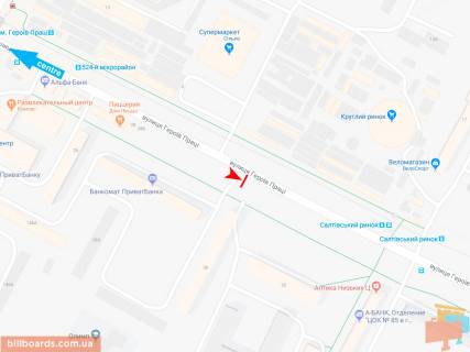Призма A в Запорожье Героев Труда ул., 30, из центра (Круглый рынок) - 165650 схема