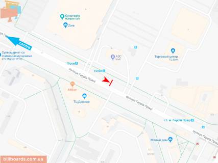 Призма B в Запорожье Героев Труда ул., 9-Б, из центра (VIP) (Дафи) - 165636 схема