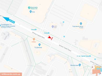 Призматрон, Призма B у Запоріжжі Героев Труда ул., 9-Б, из центра (VIP) (Дафи) - 165637 схема