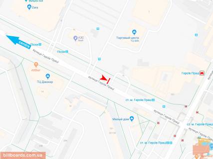 Prismatron, Prism B in Zaporizhzhya Geroev Truda st., 9-I, iz centra (VIP) (st.m. G.Truda) - 165643 scheme