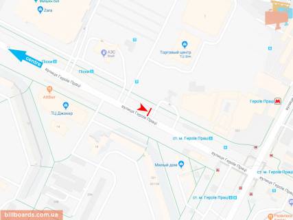 Призма B в Запорожье Героев Труда ул., 9-И, из центра (VIP) (ст.м. Г.Труда) - 165641 схема