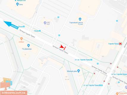 Призма B в Запорожье Героев Труда ул., 9-И, из центра (VIP) (ст.м. Г.Труда) - 165642 схема