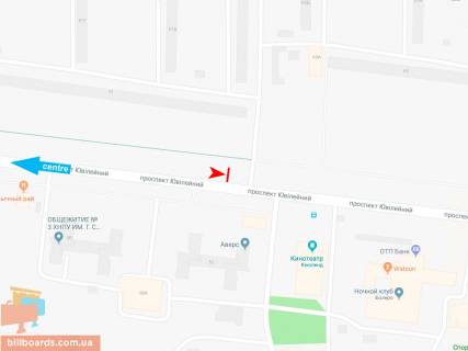 Призма B в Запорожье Юбилейный пр-т, 51 (2), из центра (VIP) (Киноленд) - 166150 схема