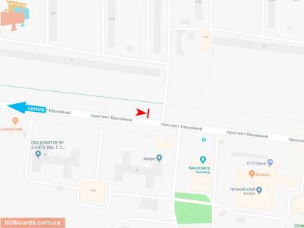 Призма B в Запорожье Юбилейный пр-т, 51 (2), из центра (VIP) (Киноленд) - 166149 схема