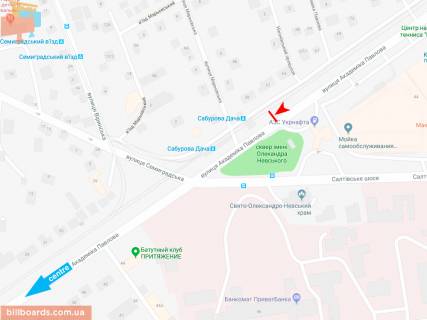 Скролер, Скрол A у Запоріжжі Івана Сошенка (Академіка Павлова) ул., 61, в центр (ост. Сабурова дача) - 165481 схема