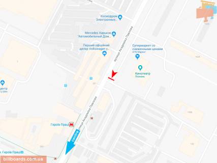 Призматрон, Призма B у Запоріжжі Івана Сошенка (Академіка Павлова) ул., 160, в центр (VIP) (К-т Познань) - 165578 схема