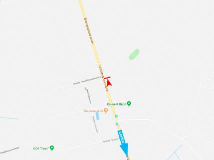 Билборд A в Харькове, 3х6  Харківське (Білгородське) шосе - Нова Помірчанська вул., з центру схема