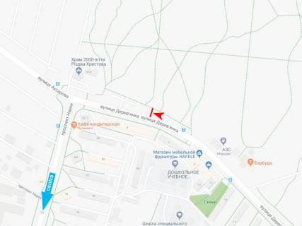 Призма A в Харькове, 3х6  Дерев'янка вул. (навпроти б. № 4), з центру - 185690 схема