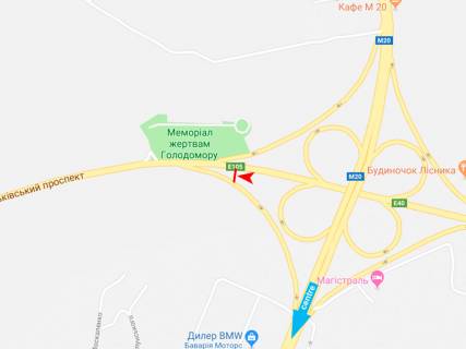 Билборд B в Харькове, 3х6  Академіка Курчатова пр-т - Лозовеньківський пр-т (6) схема