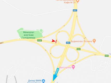 Билборд B в Харькове, 3х6  Академіка Курчатова пр-т - Лозовеньківський пр-т (7) схема