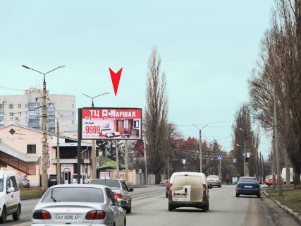 Білборд, Бігборд (Борд)  B у Запоріжжі Клочковская ул. - Очаковская пер., из центра Фото 1