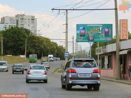 Билборд A в Запорожье Гвардейцев Широнинцев ул. (напротив дома № 47), из центра фото 1