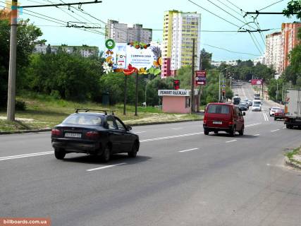 Билборд B в Запорожье Гвардейцев Широнинцев ул. (напротив дома № 47), в центр фото 1