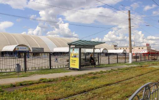 Білборд, Бігборд (Борд)  B у Харкові, 1,24х1,84  Академіка Павлова вул. - Тюрінська (Якіра) вул. (зупинка провулок Сонячний), з центру Фото 1