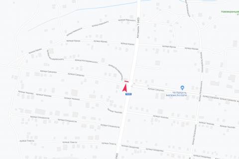 Білборд, Бігборд (Борд)  B у Нововоронцовці, 3х6  вул Суворова схема
