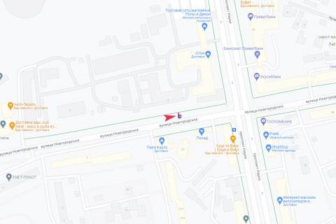 Ситилайт B в Харькове, 1,24х1,84  Європейська (Новгородська) вул. - Науки просп. (Леніна просп.)., 25 схема