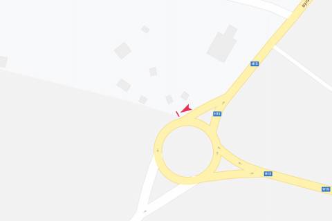 Билборд A в Курахове, 3х6  выезд из города схема